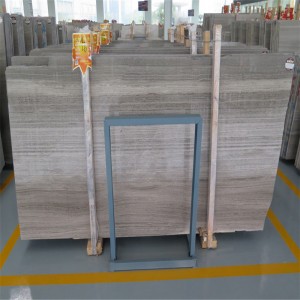 China Serpegiante Gey Holzmaserung Marmorplatte